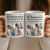 Custom Photo Mug - Personalized Birthday Gifts For Mom, Dad, Brother, Sister, Kids - You Are My Safe Home
