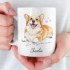 Custom Photo Mug - Personalized Christmas Birthday Gifts For Dog Cat Lovers, Dog Dad And Mom, Cat Owners - Dog Hair Is My Glitter