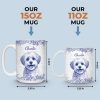 Custom Photo Mug - Personalized Christmas Birthday Gifts For Dog Cat Lovers, Dog Dad And Mom, Cat Owners - Pawsitive Chaos Only