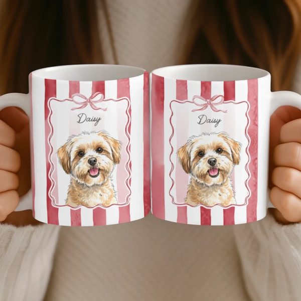 Custom Photo Mug - Personalized Christmas Birthday Gifts For Dog Cat Lovers, Dog Dad And Mom, Cat Owners - Sweetest Companion