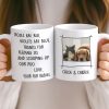 Custom Photo Mug - Personalized Christmas Birthday Gifts For Dog Cat Lovers, Dog Dad And Mom, Cat Owners - Your Daily Chore Reminder