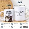 Custom Photo My Humans Are Getting Engaged Married - Personalized White Edge-to-Edge Mug