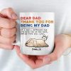 Custom Photo My Pet Runs The House, I Just Pay The Bills - Dog & Cat Personalized Custom Mug - Gift For Pet Owners, Pet Lovers