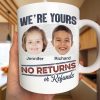 Custom Photo No Returns Or Refunds Grandkids - Gift For Dad, Mom, Grandma, Grandpa - Personalized Mug
