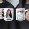 Custom Photo Perfect Wife Nutrition Facts - Personalized Ceramic Mug - Gift For Couple, Husband Wife NH96