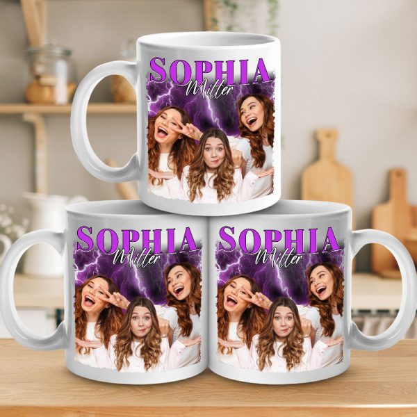 Custom Photo Positive Vibes Positive Life - Family Personalized Custom Mug - Gift For Family Members, Pet Owners, Pet Lovers