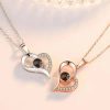 Custom Photo Projection Heart Necklace Gift Set