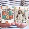 Custom Photo Puppy Love - Dog & Cat Personalized Custom 3D Inflated Effect Printed Mug - Christmas Gift For Pet Owners, Pet Lovers