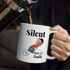 Custom Photo Silent Butt Dadly - Personalized Mug