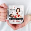 Custom Photo Some People Are Worth Melting For - Couple Personalized Custom Mug - Gift For Husband Wife, Anniversary