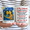 Custom Photo Starry Night Couple I Wish I Could Turn Back The Clock - Personalized Mug
