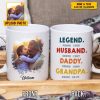Custom Photo The Legend Dad Grandpa Family Mug N304 HN590