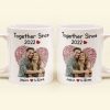 Custom Photo Together Since - Personalized Ceramic Mug - Gift For Couple, Husband Wife NH96
