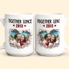 Custom Photo Together Since Anniversary Gift - Personalized Ceramic Mug - Gift For Couple, Husband Wife NH96