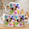 Custom Photo True Love Stories Never Have Endings - Couple Personalized Custom 3D Inflated Effect Printed Mug - Gift For Husband Wife, Anniversary