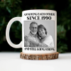Custom Photo Vintage Annoying Each Other Since - Personalized Mug
