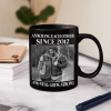 Custom Photo Vintage Annoying Each Other Since - Personalized Mug