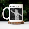 Custom Photo Vintage Image And Year - Personalized Mug