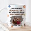 Custom Photo We Own You - Personalized 3D Inflated Effect Ceramic Mug - Gift For Pet Lovers | NA94
