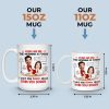 Custom Photo We're Not Just Naughty, We're Hilarious Too - Couple Personalized Custom Mug - Gift For Husband Wife, Anniversary