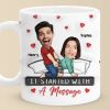 Custom Photo You're My Favorite Cardio Workout - Couple Personalized Custom 3D Inflated Effect Printed Mug - Gift For Husband Wife, Anniversary