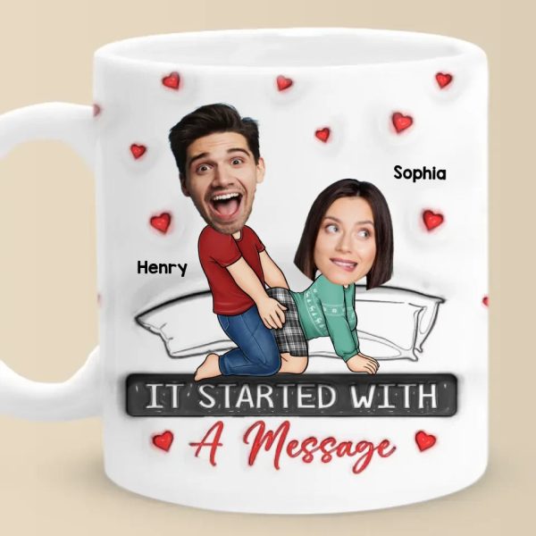 Custom Photo You're My Favorite Cardio Workout - Couple Personalized Custom 3D Inflated Effect Printed Mug - Gift For Husband Wife, Anniversary