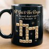 Custom Scrabble Black Mug - Personalized Birthday Gifts For Dog Cat Lovers, Dog Dad And Mom, Cat Owners - The Best Kind Of Chaos