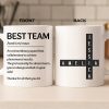 Custom Scrabble Mug - Personalized Birthday Gifts For Coworker, Work Bestie - Workdays Are Better With You