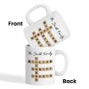 Custom Text Create Your Own Crossword Puzzle Gift For Family Friends Personalized Mug