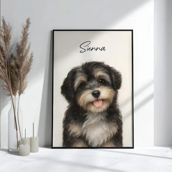 Custom Watercolor Pet Portrait Mug Perfect for Dog Lovers