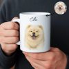 Custom Watercolor Pet Portrait Mug Perfect for Dog Lovers