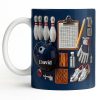Customizable Bowling Enthusiasts Essential Gear - Personalized Custom Coffee Mug - SPORT069_MG