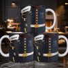 Customizable Design For Our Bravest Featuring Police Uniform - Personalized Custom Coffee Mug - JBS064_MG