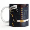 Customizable Design For Our Bravest Featuring Police Uniform - Personalized Custom Coffee Mug - JBS064_MG