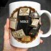 Customizable Diner Server Mug With Essential Tools - Personalized Custom Coffee Mug - FAM381_MG