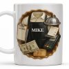 Customizable Diner Server Mug With Essential Tools - Personalized Custom Coffee Mug - FAM381_MG