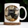 Customizable Diner Server Mug With Essential Tools - Personalized Custom Coffee Mug - FAM381_MG