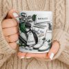 Customizable Golf Themed Mug With Clubs And Balls - Personalized Custom Coffee Mug - GOLF012_MG