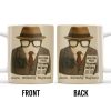 Customizable Journalist, Camera, Press Badge, Hat, Glasses - Personalized Custom Coffee Mug - OFW002_MG