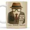 Customizable Journalist, Camera, Press Badge, Hat, Glasses - Personalized Custom Coffee Mug - OFW002_MG