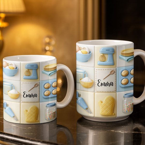 Customizable Kitchen-Themed Mug - Personalized Custom Coffee Mug - HOB030_MG