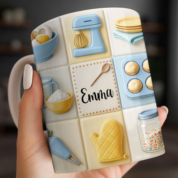 Customizable Kitchen-Themed Mug - Personalized Custom Coffee Mug - HOB030_MG