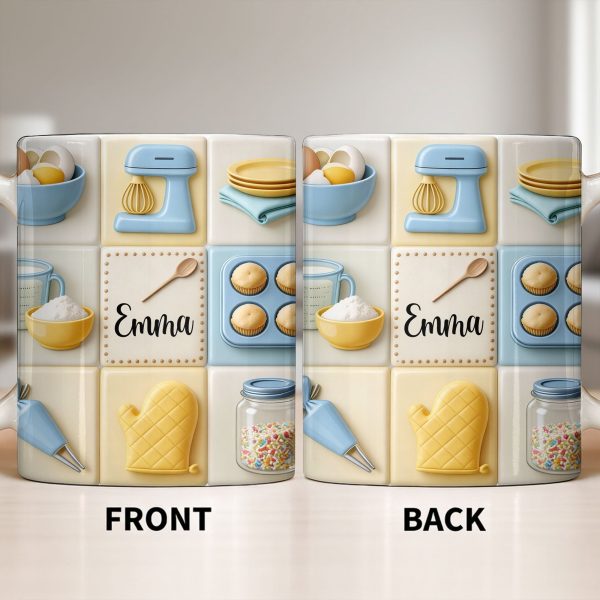 Customizable Kitchen-Themed Mug - Personalized Custom Coffee Mug - HOB030_MG
