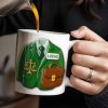 Customizable Lawyer-Themed Coffee Mug With Scales of Justice and Briefcase - Personalized Custom Coffee Mug - GRAD304_MG