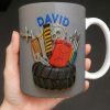 Customizable Mechanic Tools And Tire Design - Personalized Custom Coffee Mug - JBS075_MG