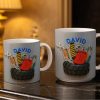 Customizable Mechanic Tools And Tire Design - Personalized Custom Coffee Mug - JBS075_MG
