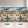 Customizable Military Pilot And Jets Theme - Personalized Custom Coffee Mug - JBS104_MG
