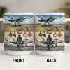 Customizable Military Pilot And Jets Theme - Personalized Custom Coffee Mug - JBS104_MG