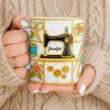 Customizable Name and Design Sewing Enthusiast Mug - Personalized Custom Coffee Mug - HOB025_MG