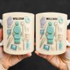 Customizable Name Dental Essentials Mug - Personalized Custom Coffee Mug - DOC072_MG